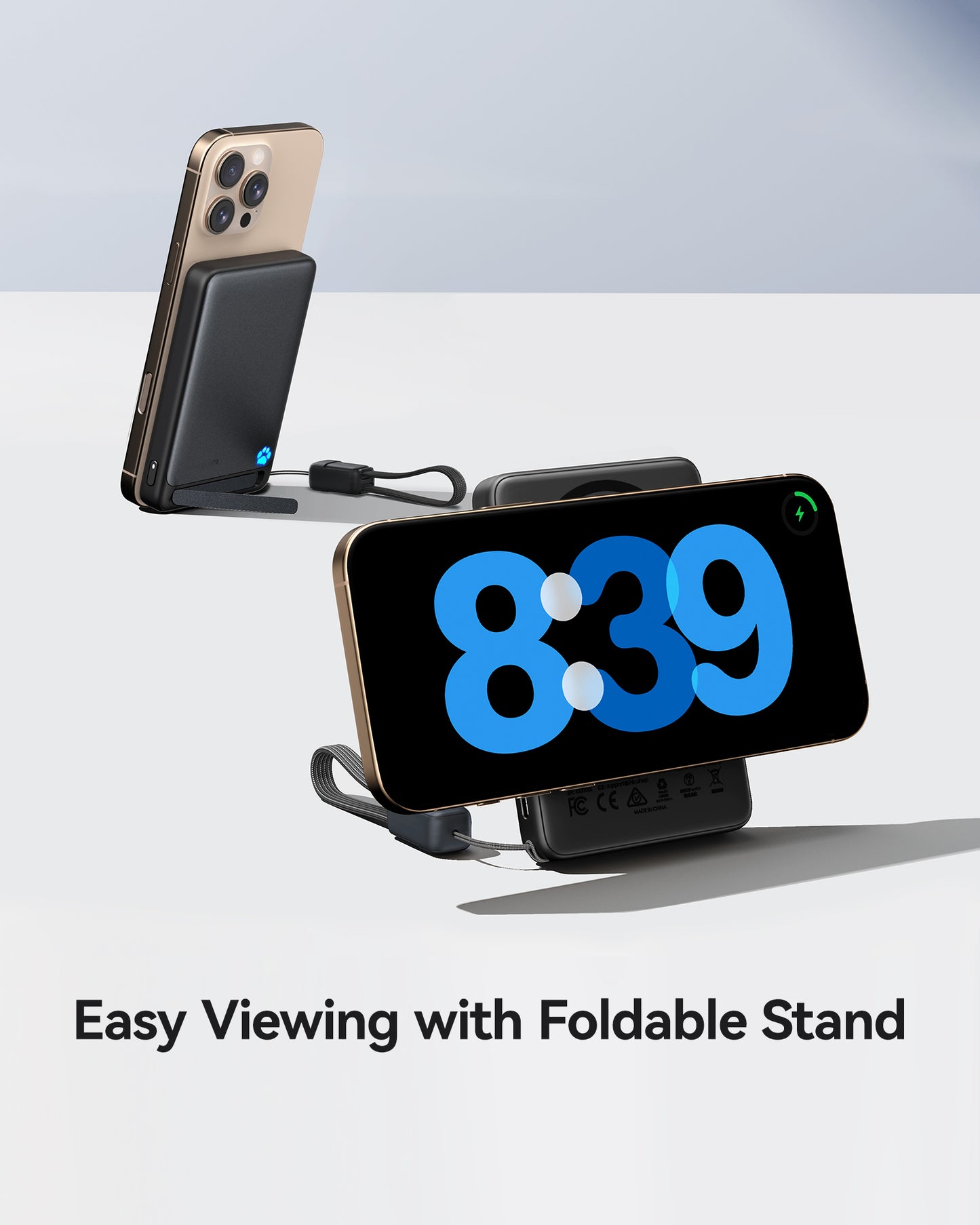 INIU SnapGo P73-E1 Wireless Charger Qi2 15W 10,000mAh