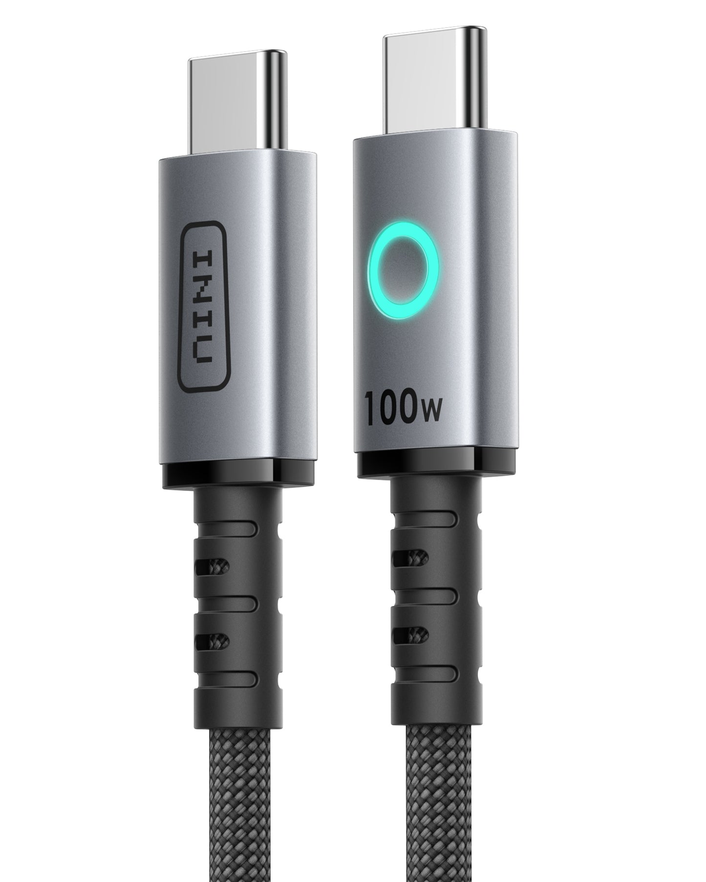 INIU 100W USB C 轉 USB C 連接線(6.6 英尺,2 條裝)
