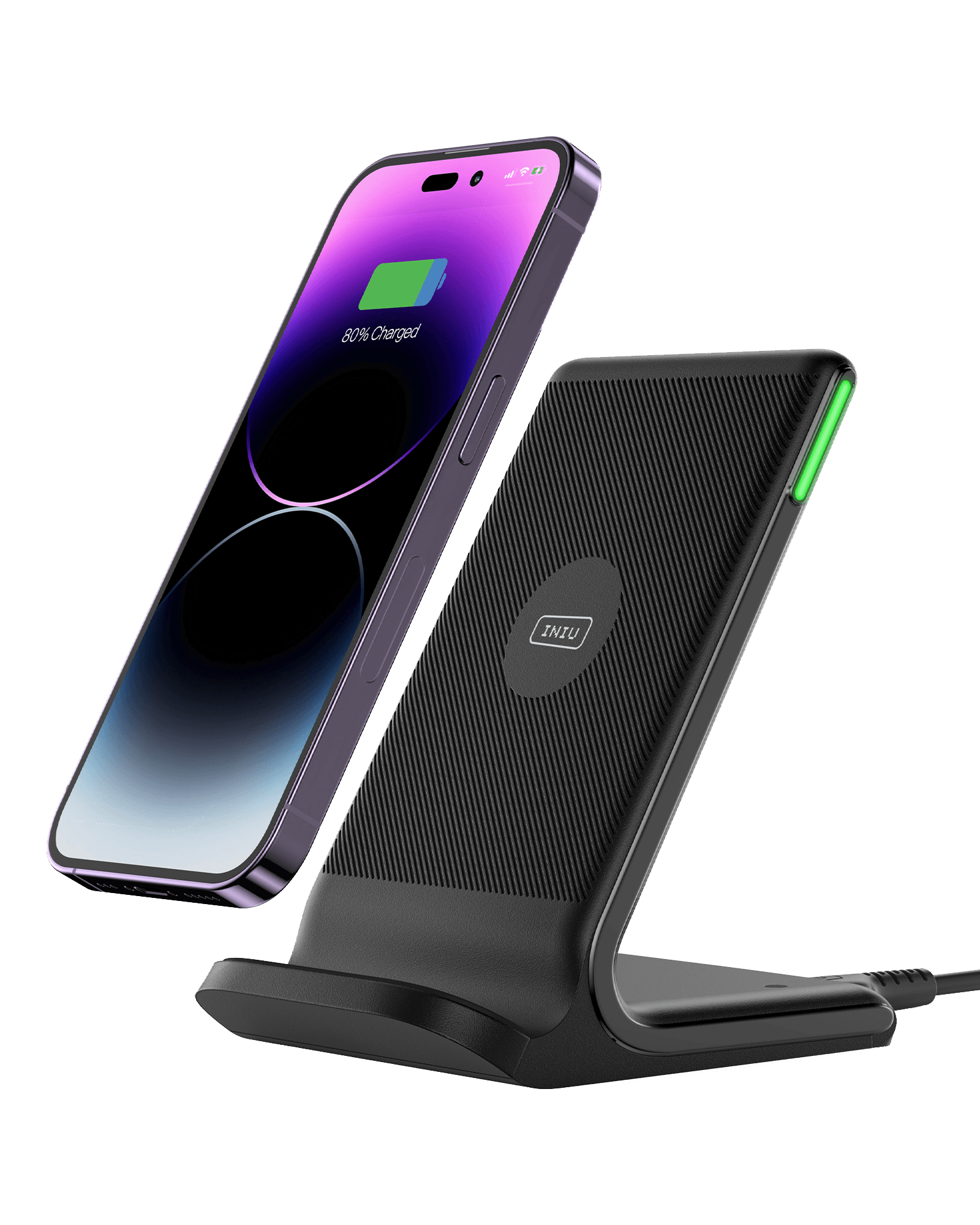 INIU 15W Charging Stand For Phone | Iphone Wireless Charger For