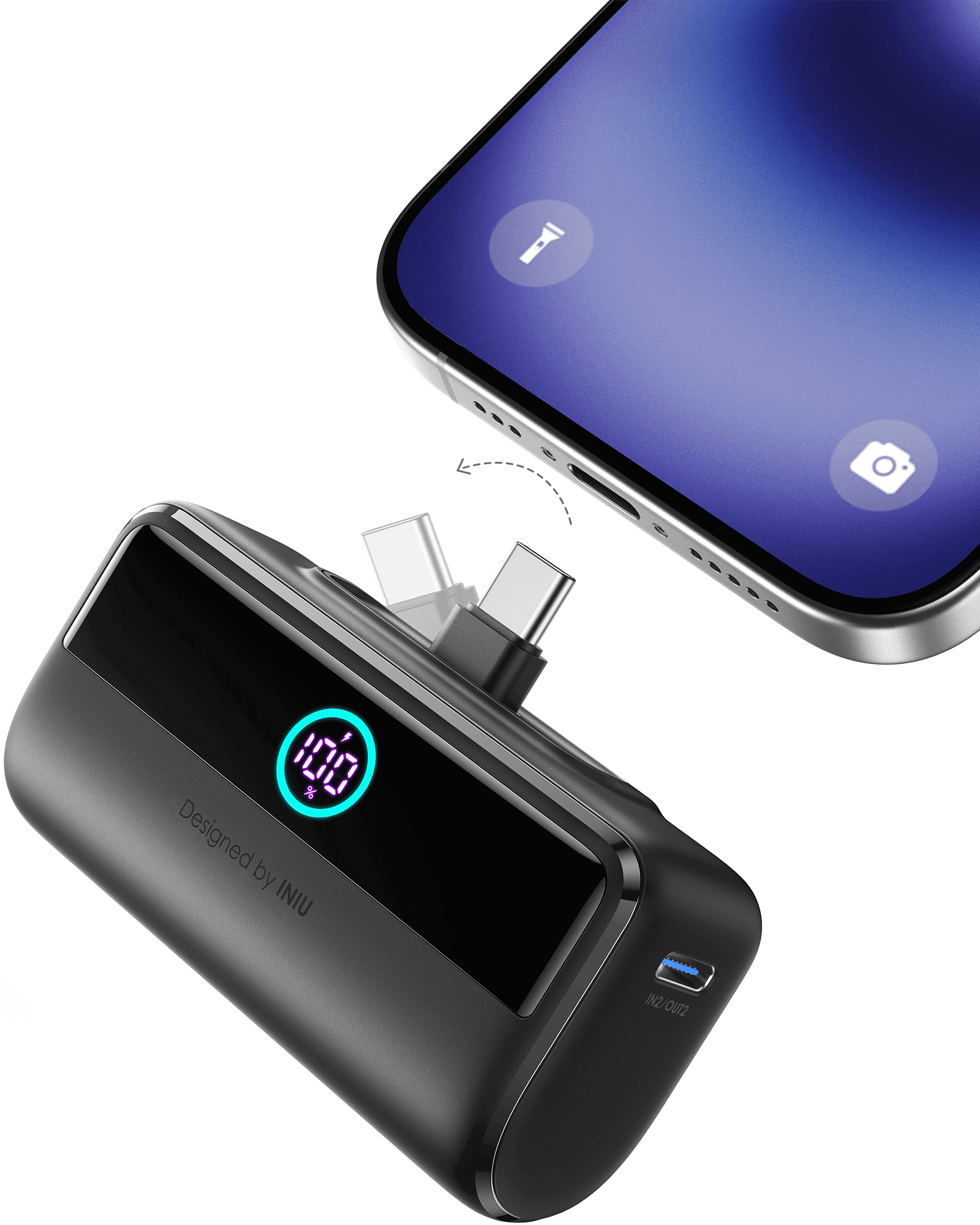 Batería externa INIU Carry P45-E1 de 22,5 W y 5500 mAh