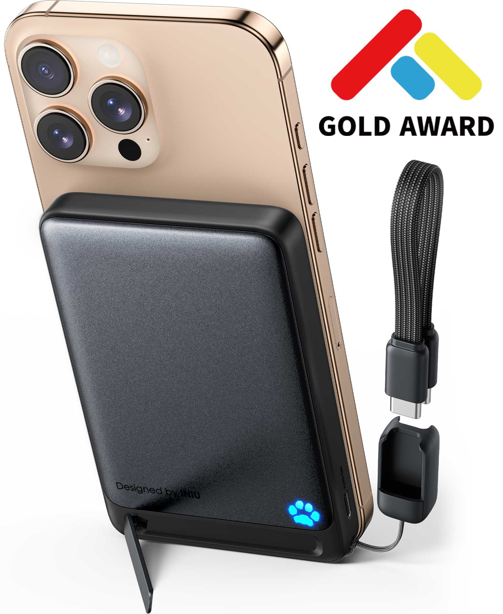 INIU SnapGo P73-E1 Wireless Power Bank Qi2 15W 10000mAh