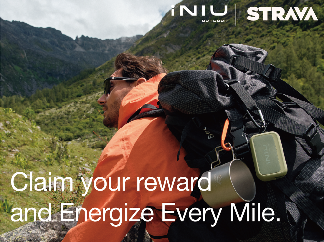 100 Minutes Outside: INIU × Strava, Start Exploring