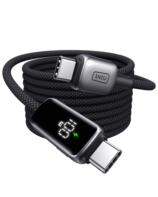 INIU 100W Digital Display USB C to USB C Cable