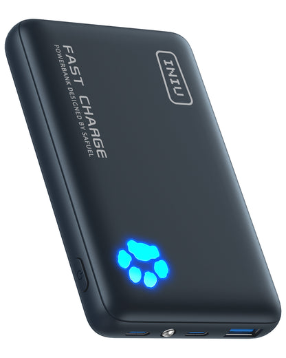 Batterie externe INIU Pawsible P41, charge rapide, 22, 5 W, 10 000 mAh