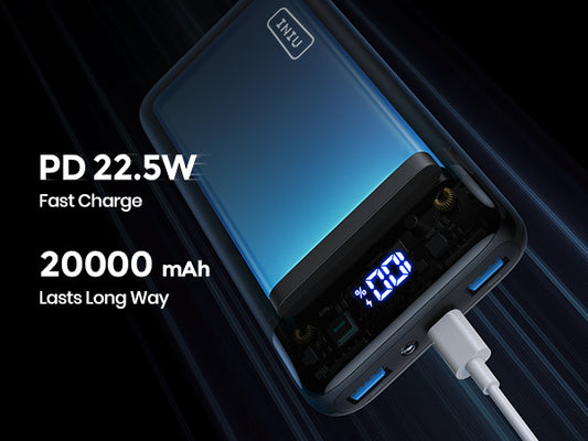 3 In 1 Portable Charger 20000 mAh | Best QC 3.0 Power Bank With Led ...