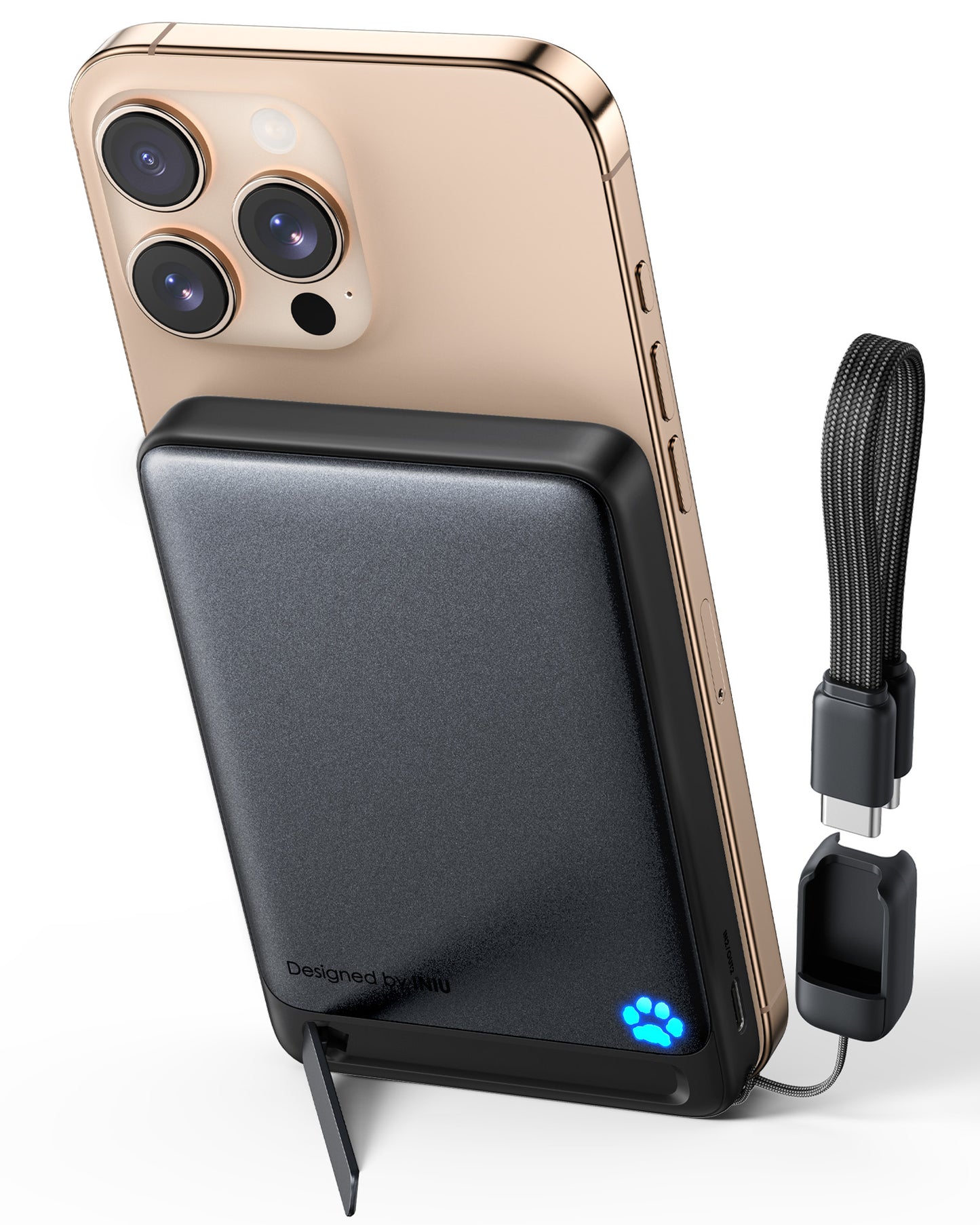 INIU SnapGo P73-E1 Wireless Charger Qi2 15W 10000mAh
