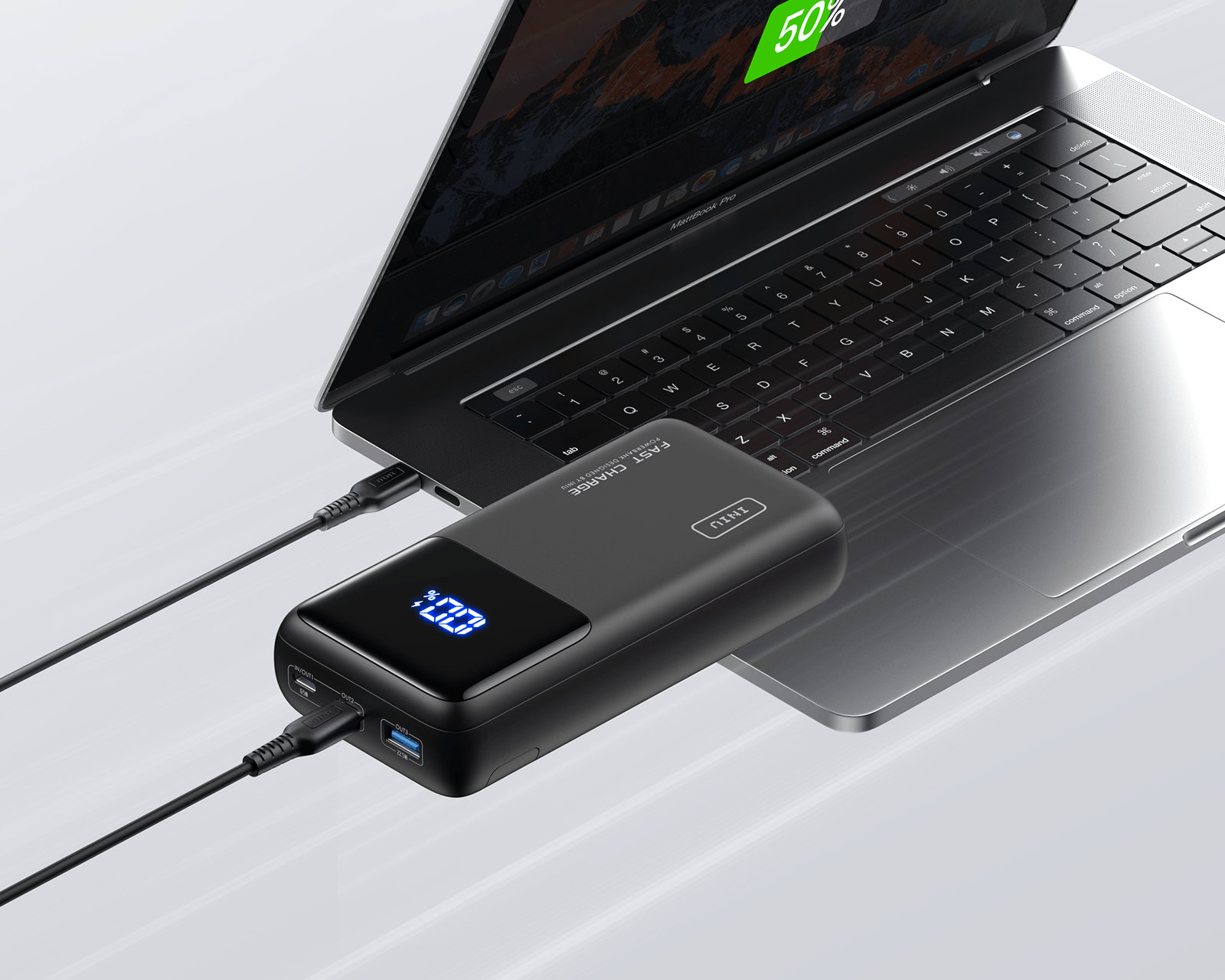 INIU Power Bank, 25000mAh 65W USB C Laptop Portable Charger, PD QC Fast  Charging 3-Output External Battery Pack for Laptop MacBook Dell XPS iPad  Tablet Steam Deck iPhone 15 14 13 Pro