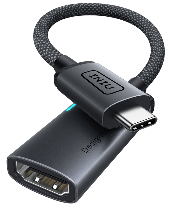 INIU C60 USB-C to HDMI Adapter 4K 60Hz for iPhone & MacBook