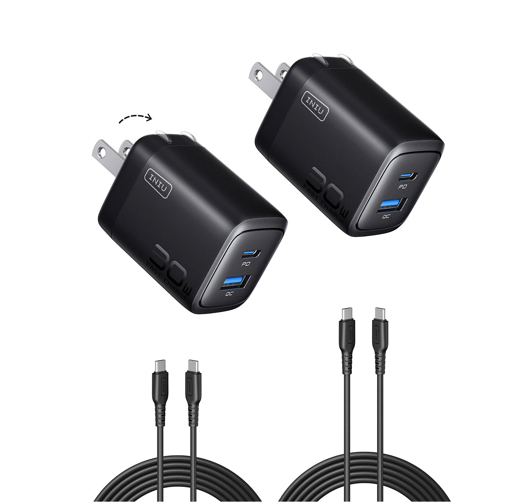 INIU A12-E1 Charger (2-Pack, With Cable)