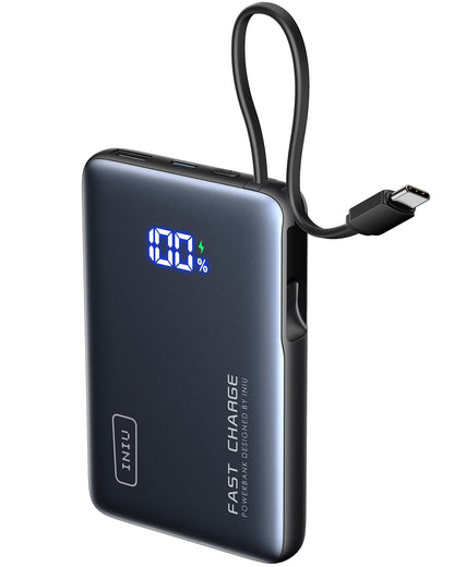 INIU Chargeur portable, batterie externe compacte 10 000 mAh PD 20 W