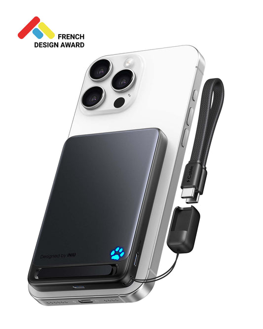 INIU SnapGo P73-E1 Wireless Charger Qi2 15W 10,000mAh