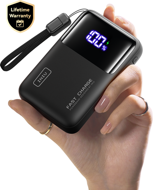 Banco de energía INIU Cougar P62-E1, el más pequeño, 65 W, 20 000 mAh