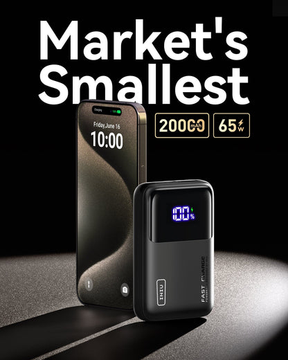INIU Cougar P62-E1 Power Bank Smallest 65W 20000mAh