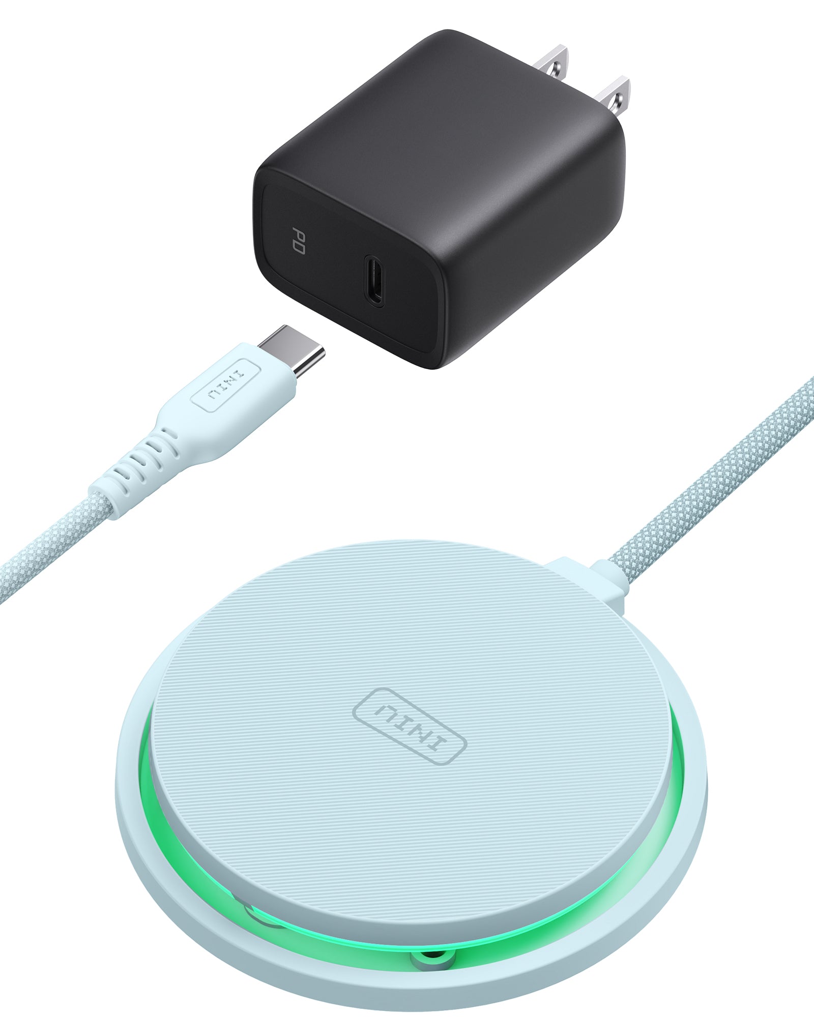 INIU W11-E1 Qi2 15W Magnetic LED Wireless Charger