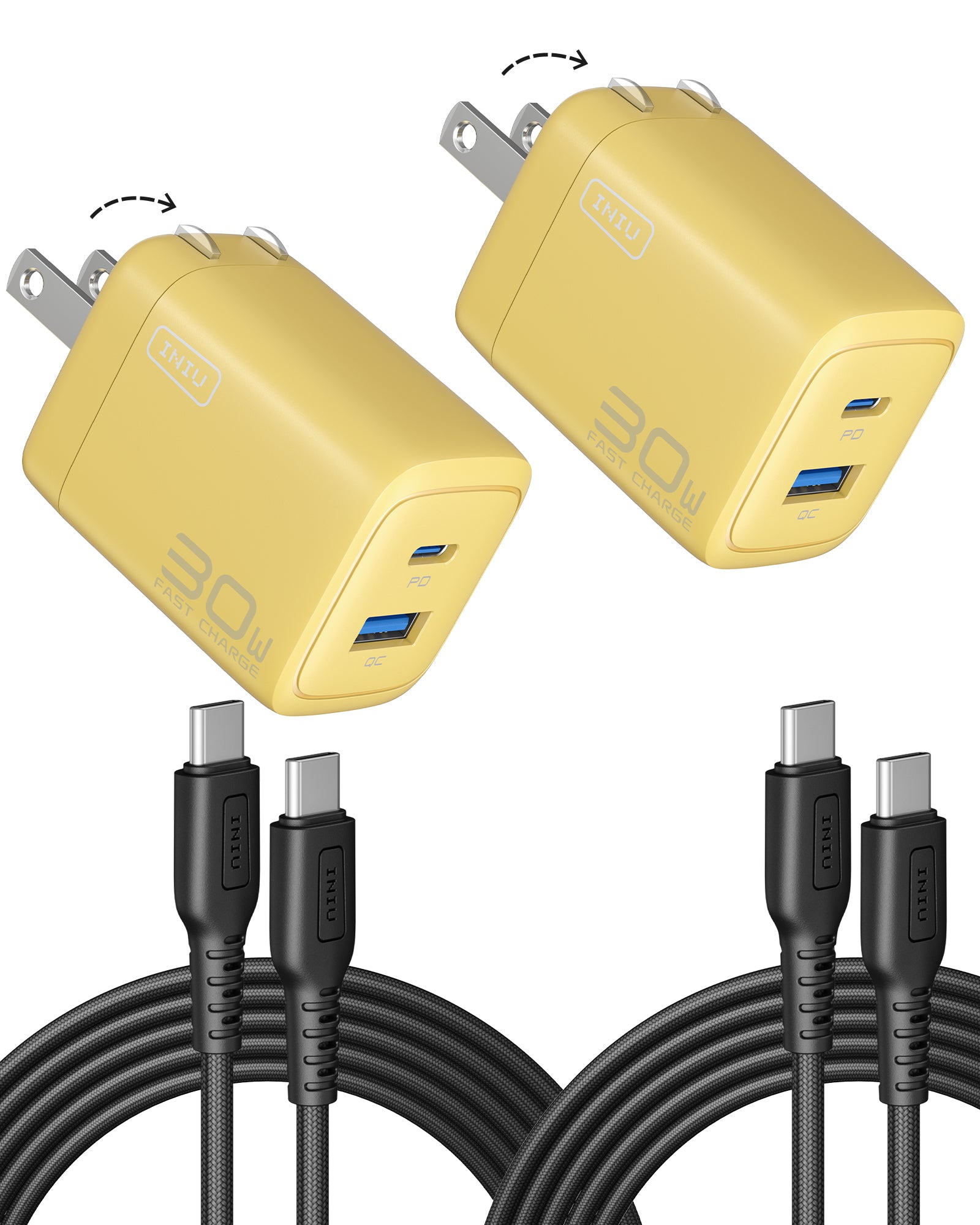 [New] INIU A12-E1 Dual Port Charger 30W