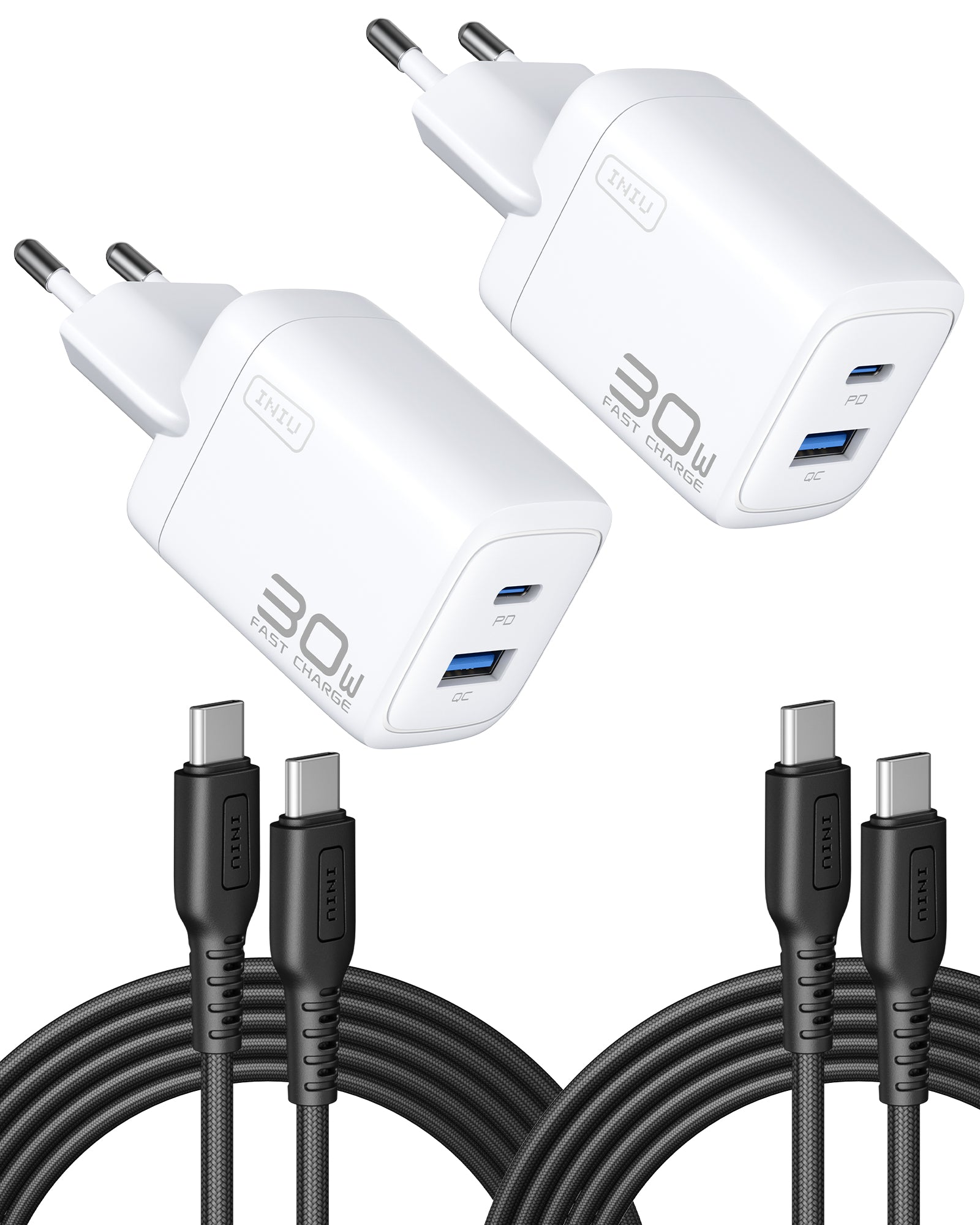 [New] INIU A12-E1 Dual Port Charger 30W