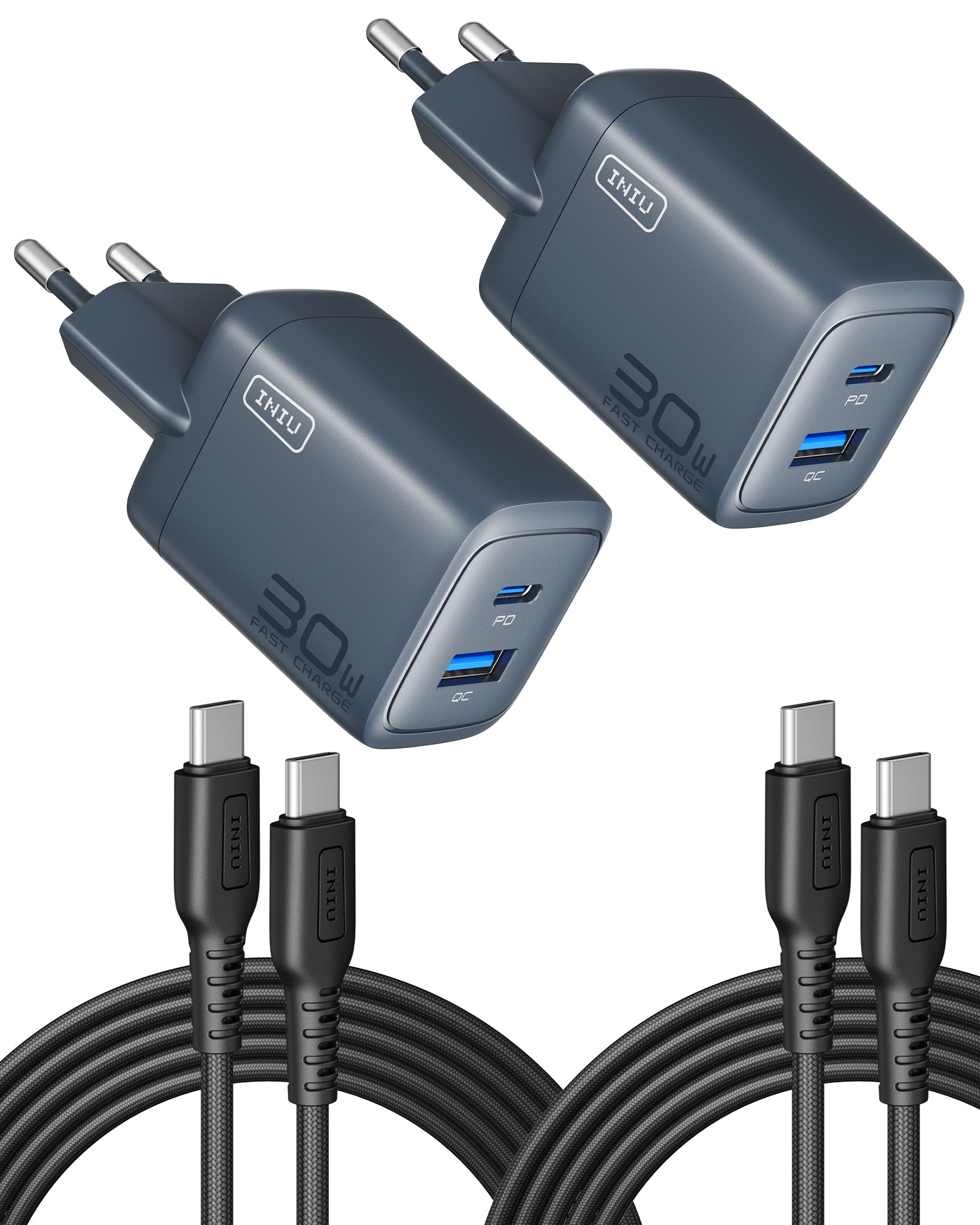 [New] INIU A12-E1 Dual Port Charger 30W