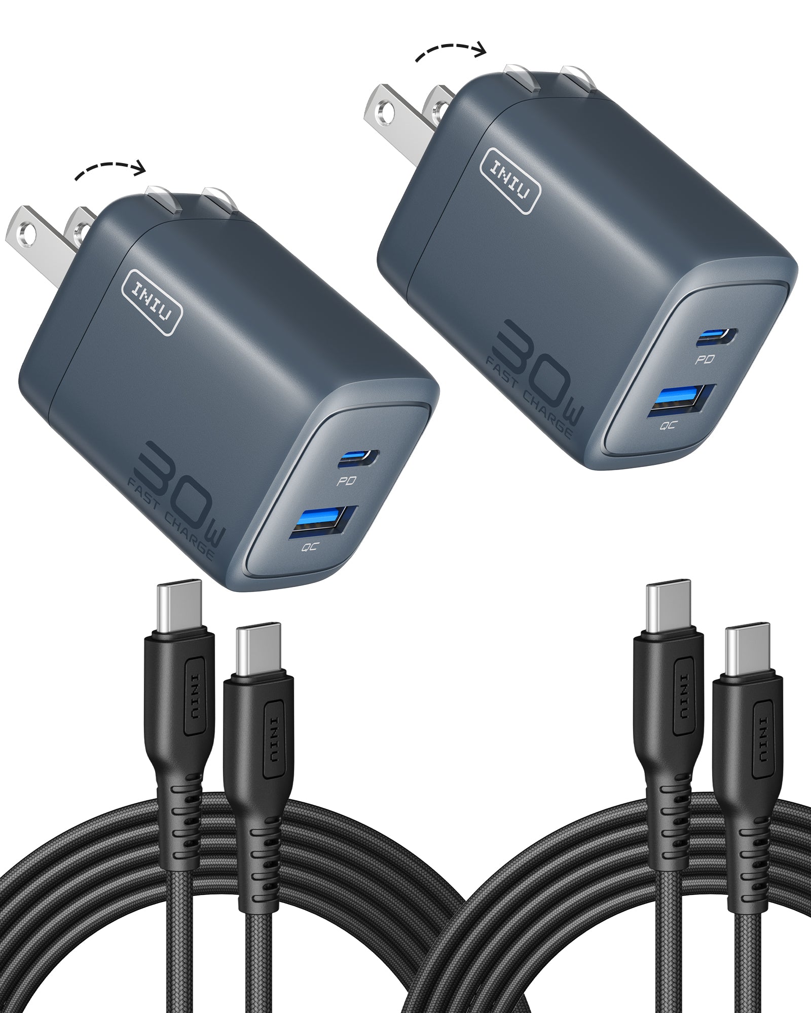 [New] INIU A12-E1 Dual Port Charger 30W