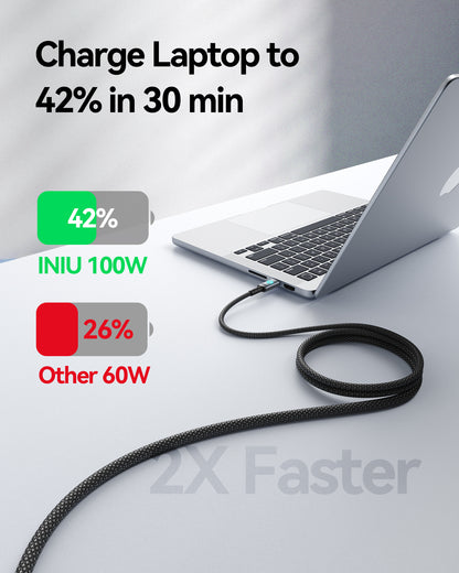 INIU 100-W-Magnetkabel USB-C zu USB-C