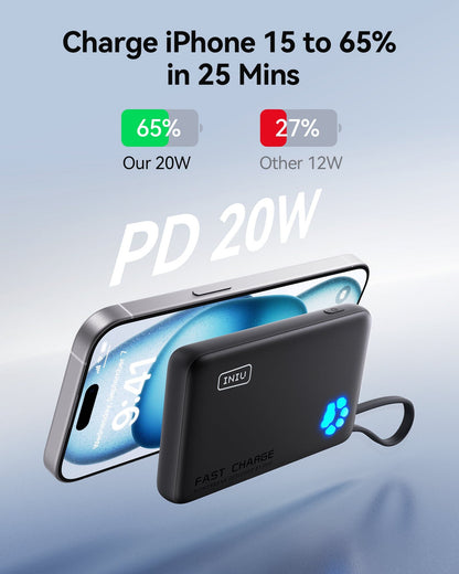 INIU P41L-E1 Banco de energía negro