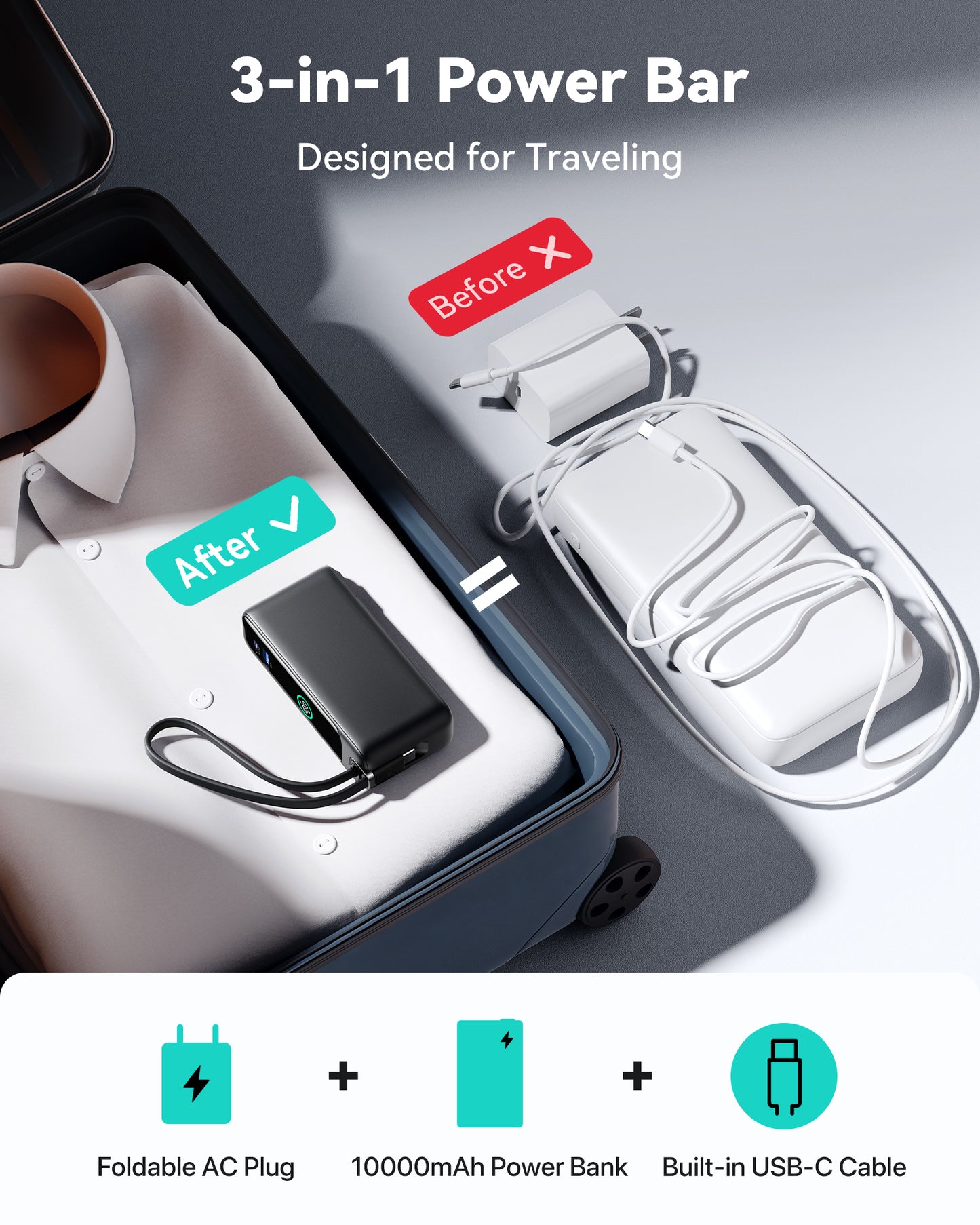 INIU Multi P21 Power Bank 30W 10000mAh