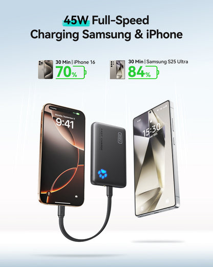 INIU Batterie externe Pawsible P41, charge rapide, 45 W, 10 000 mAh