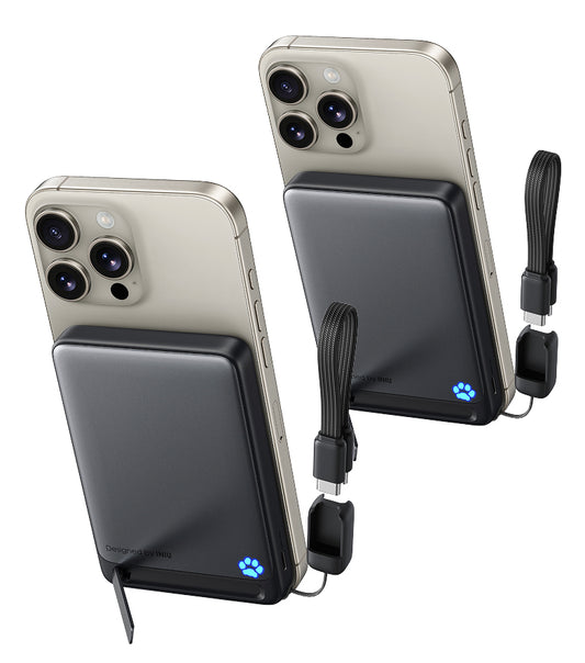 INIU SnapGo P73-E1 Wireless Charger Qi2 15W 10000mAh (2-Pack)