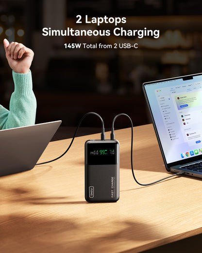 Banco de energía INIU Cougar P64-E1, el más rápido, 140 W, 25 000 mAh