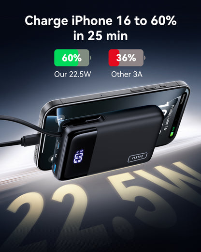 INIUキャリーP51L-E1 パワーバンク 22.5W 20000mAh