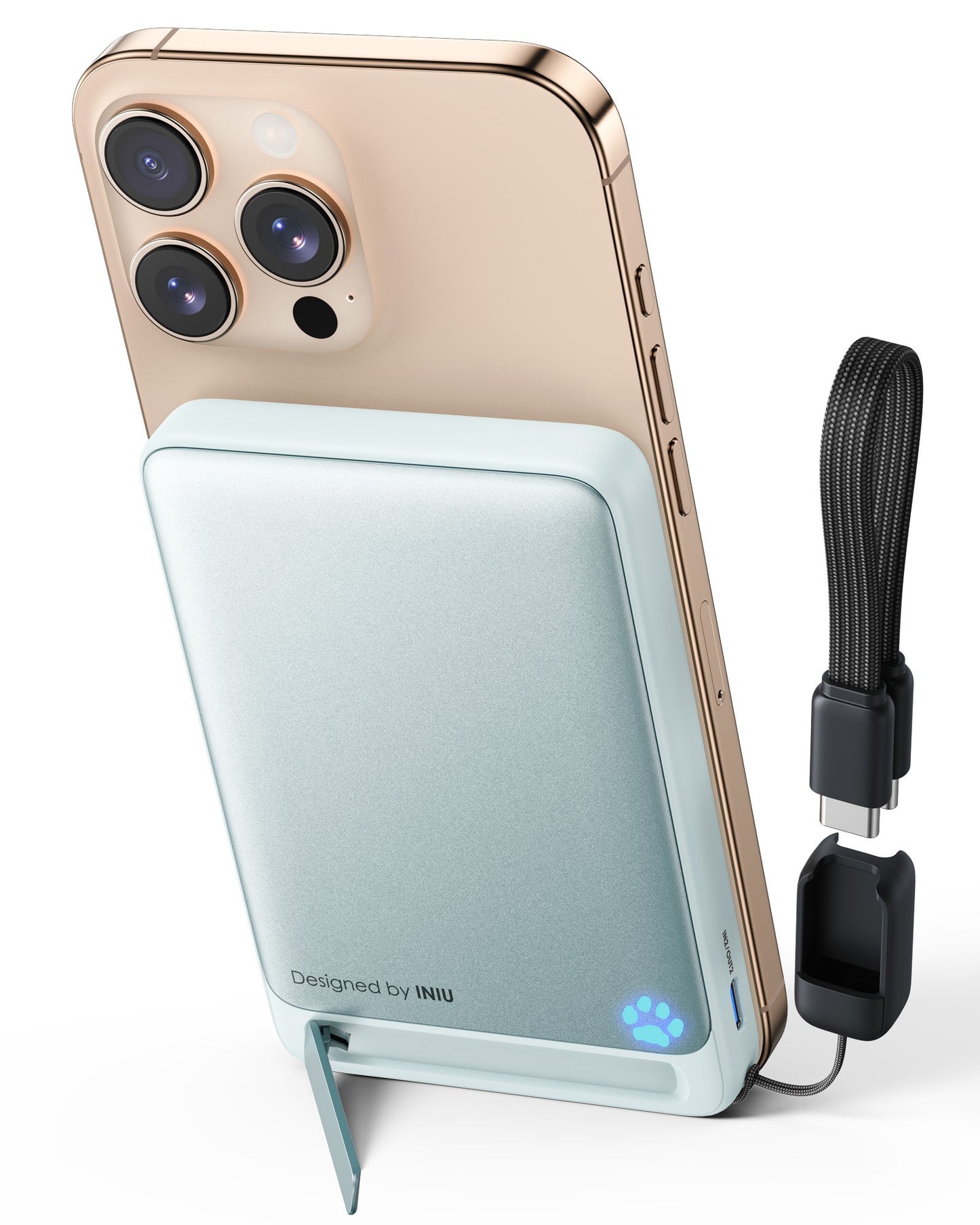INIU SnapGo P73-E1 Wireless Charger Qi2 15W 10000mAh