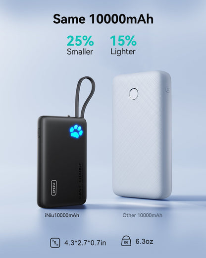 INIU P41L-E1 Banco de energía negro
