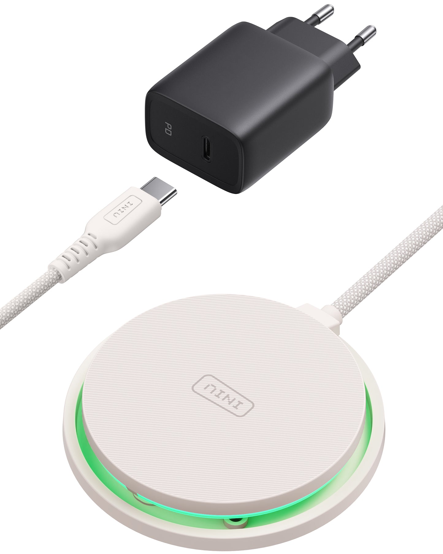 INIU W11-E1 Qi2 15W Magnetic LED Wireless Charger