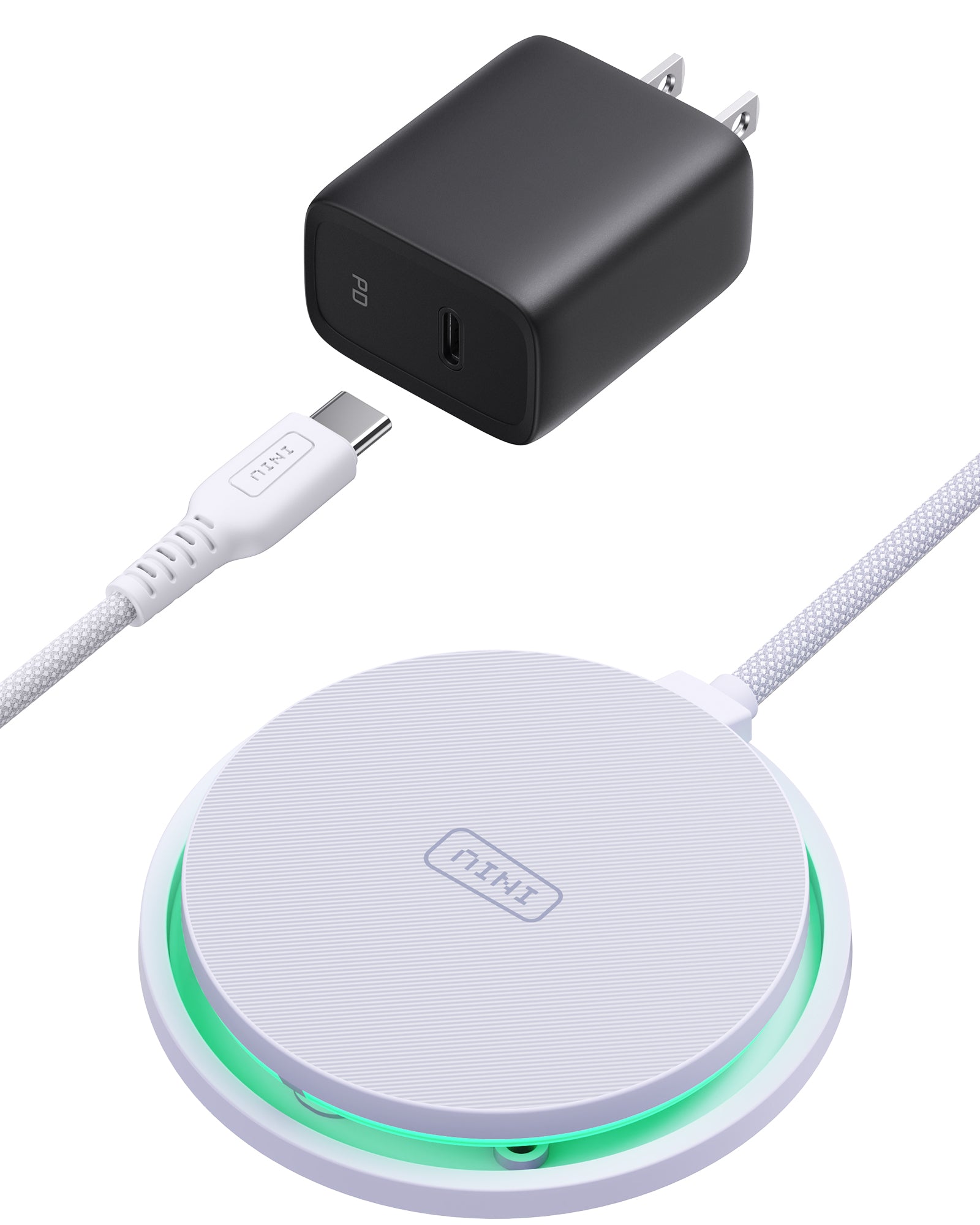 INIU W11-E1 Qi2 15W Magnetic LED Wireless Charger