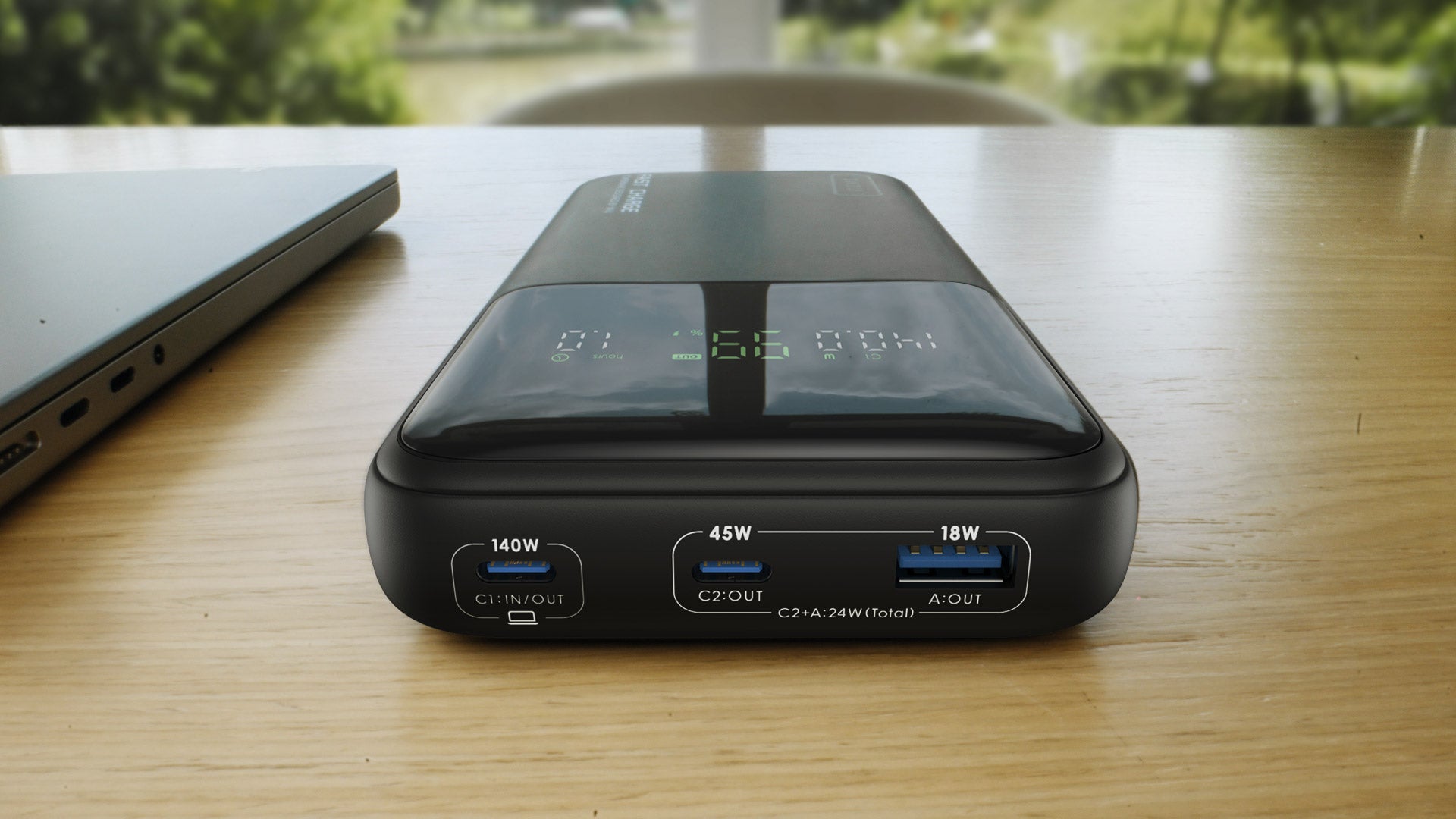 INIU PowerNova: Portable Airline-Approved 140W Power Bank by Ruby