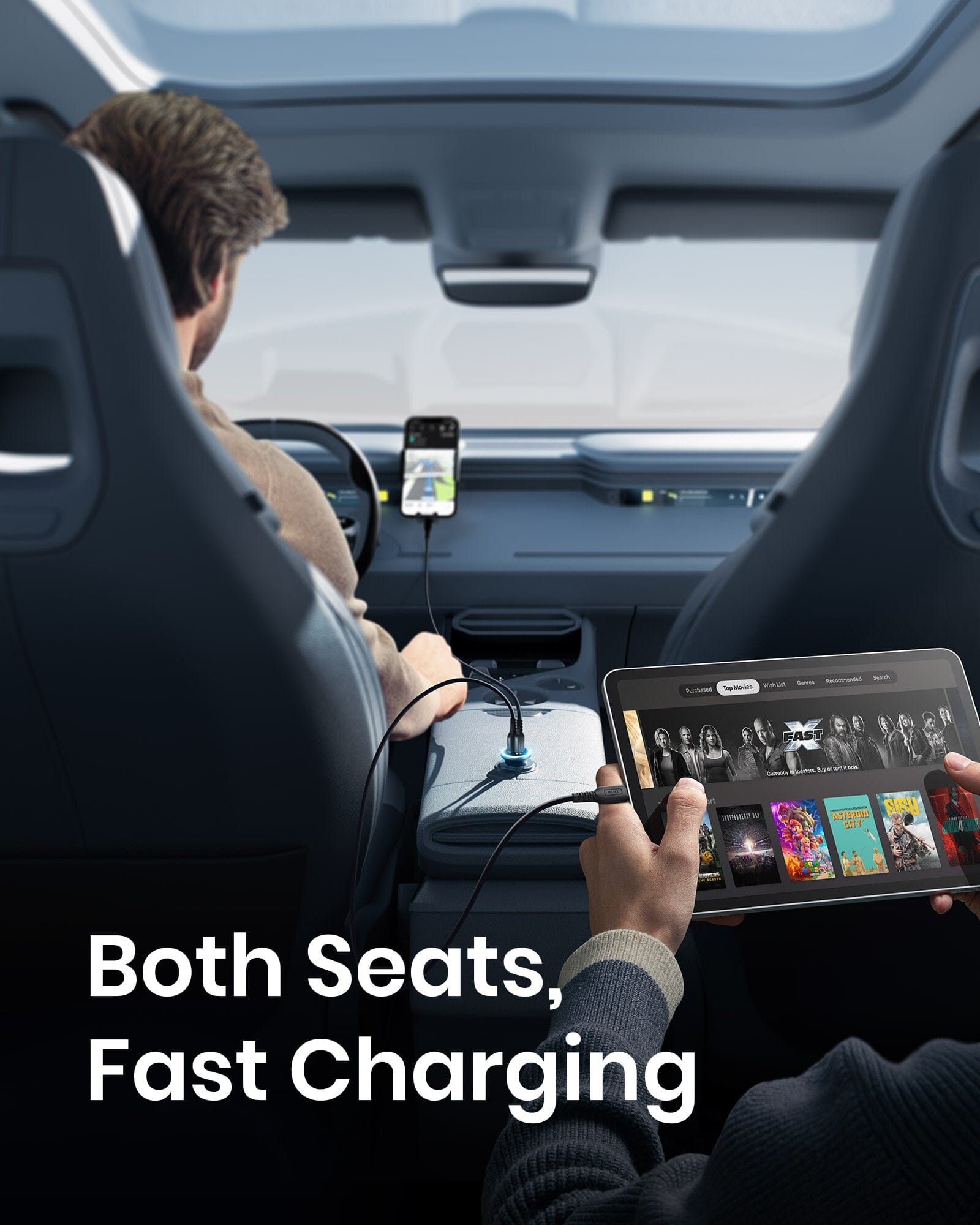 INIU I712 2-Port Fast Car Charger 66W