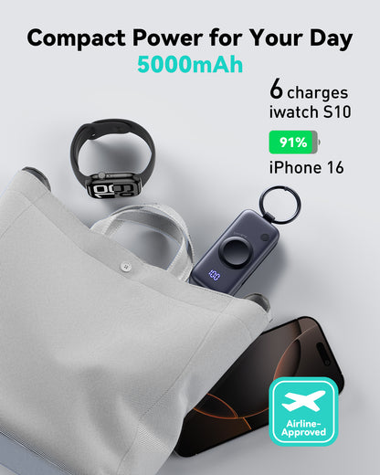 Batterie externe INIU SnapGo P81-E1 pour iWatch 5 W 5 000 mAh