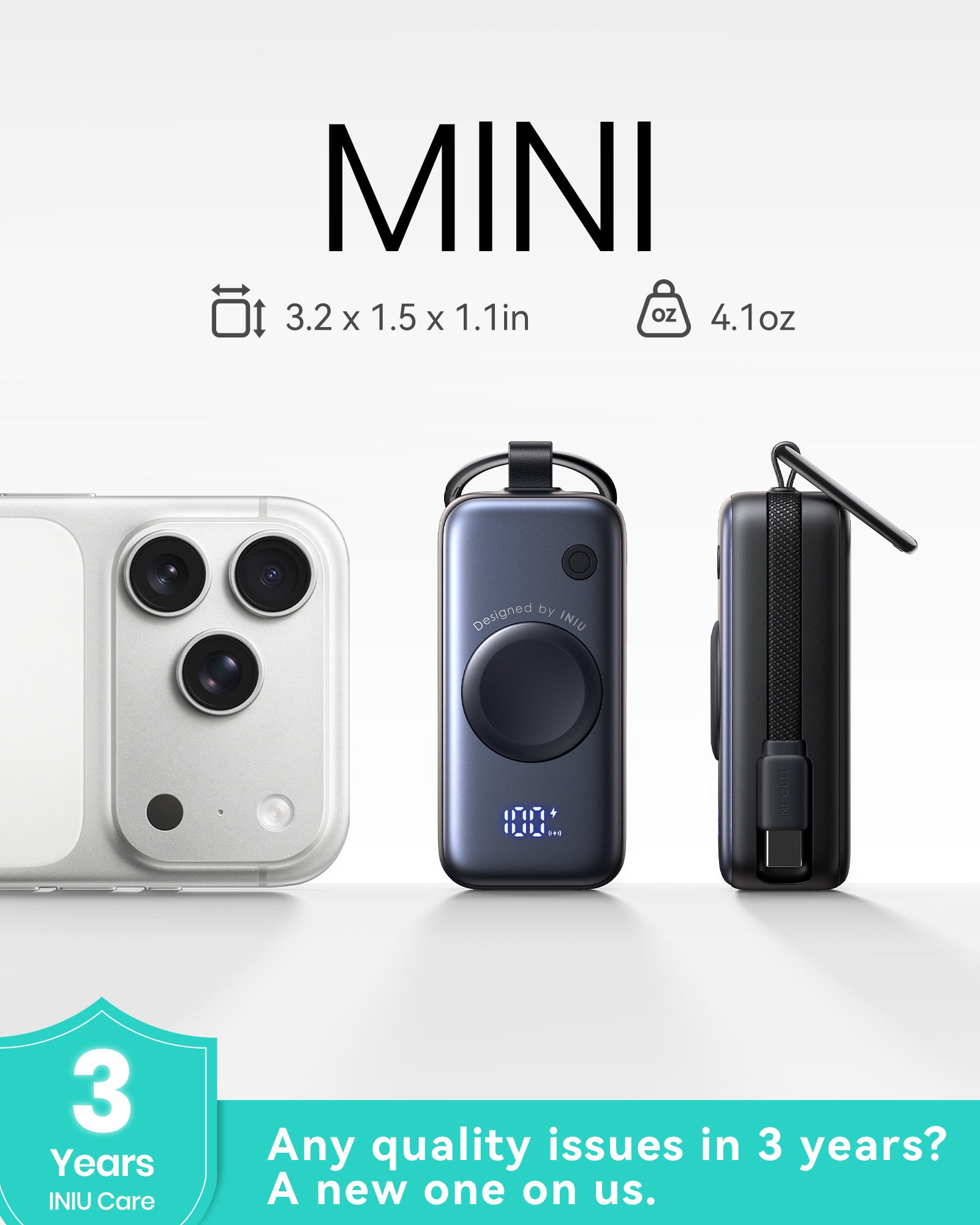 INIU Powerbank SnapGo P81-E1 do iWatcha 5W 5000mAh