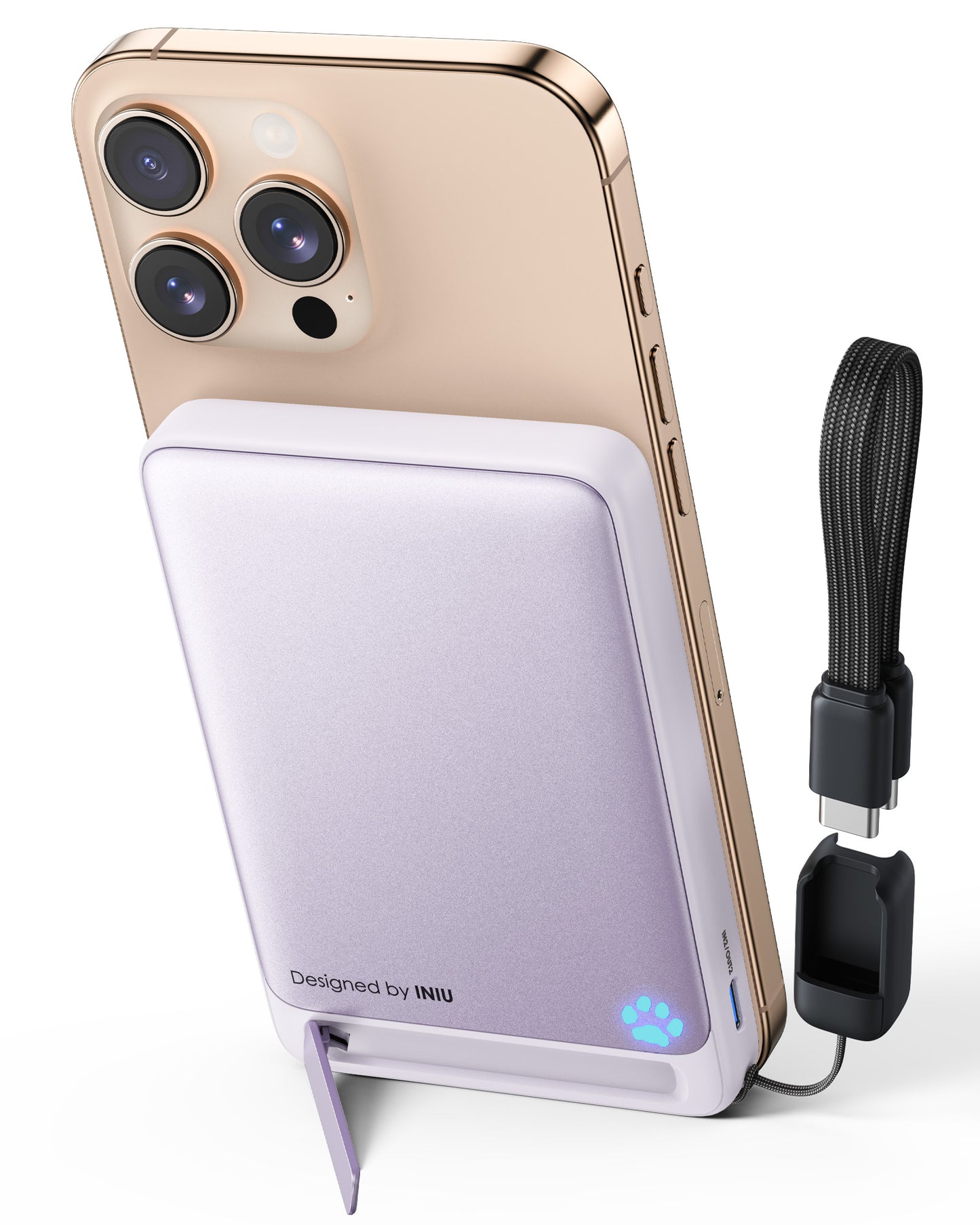INIU SnapGo P73-E1 Wireless Charger Qi2 15W 10000mAh