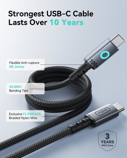 INIU 100-W-Magnetkabel USB-C zu USB-C