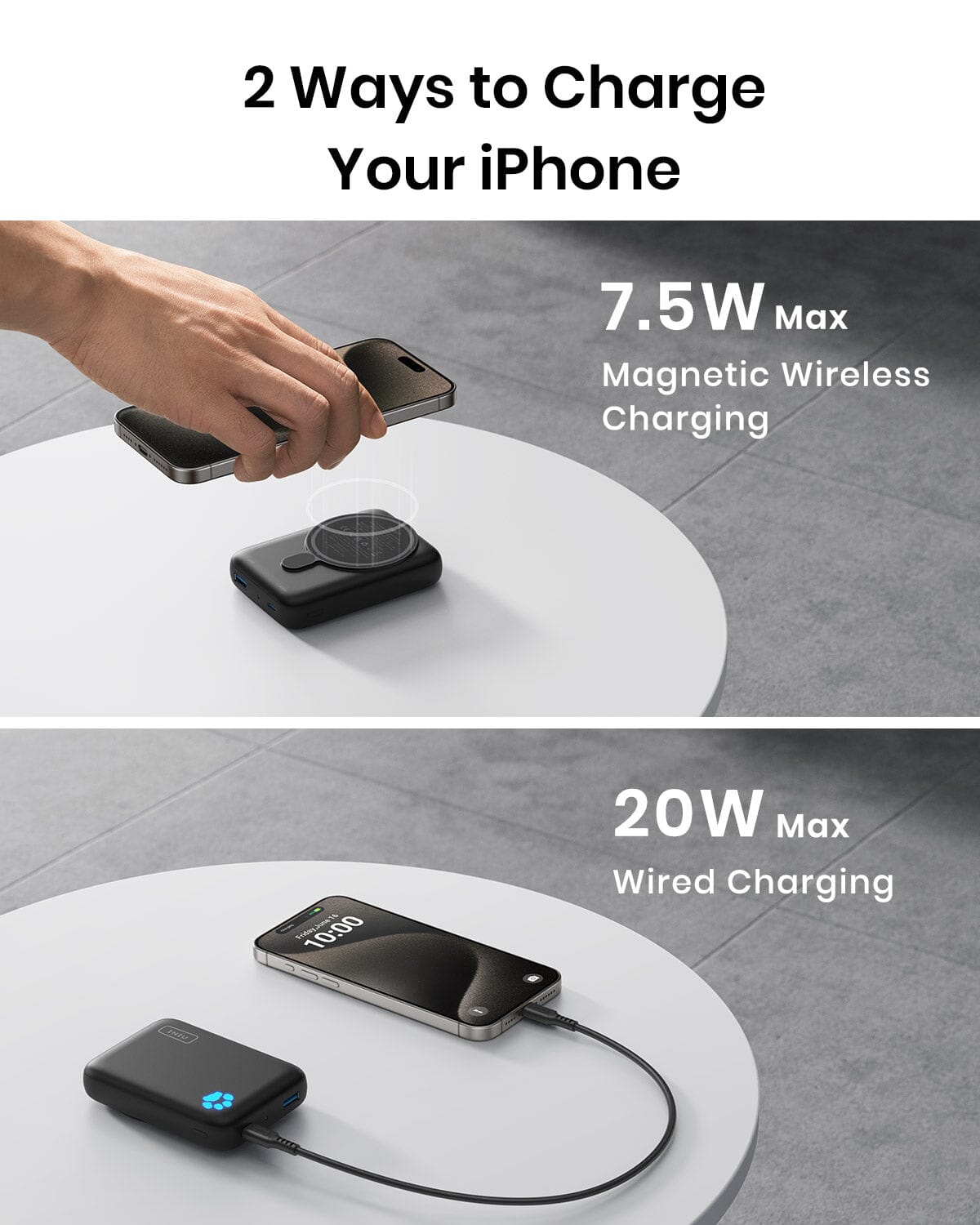 INIU B43 MagSafe 10000mAh 小型行動電源