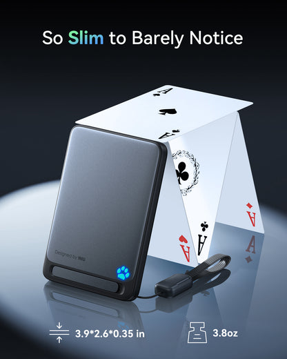 INIU Powerbank SnapGo P71-E1 Magsafe Qi2 15 W, najcieńszy, 5000 mAh