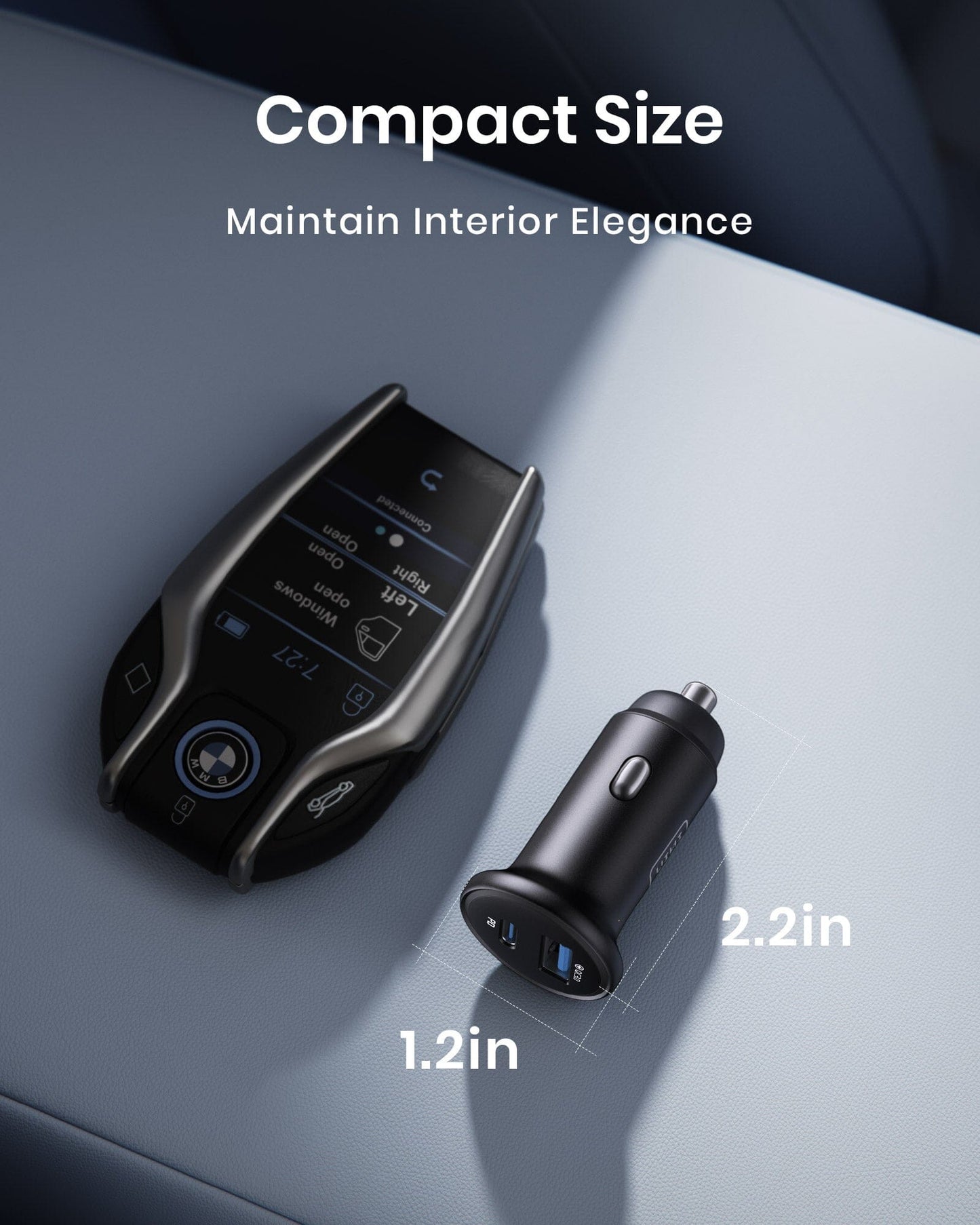 INIU I712 2-Port Fast Car Charger 66W