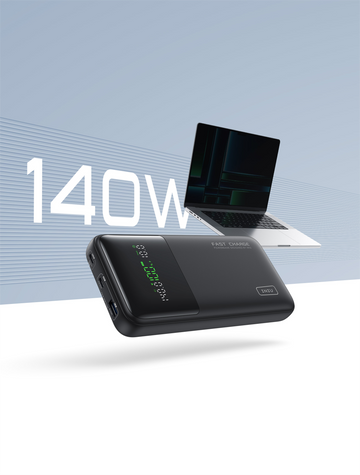 INIU B62 Power Bank,20000mAh 65W USB C Laptop Portable Charger, PD QC Fast  Charging 3-Output
