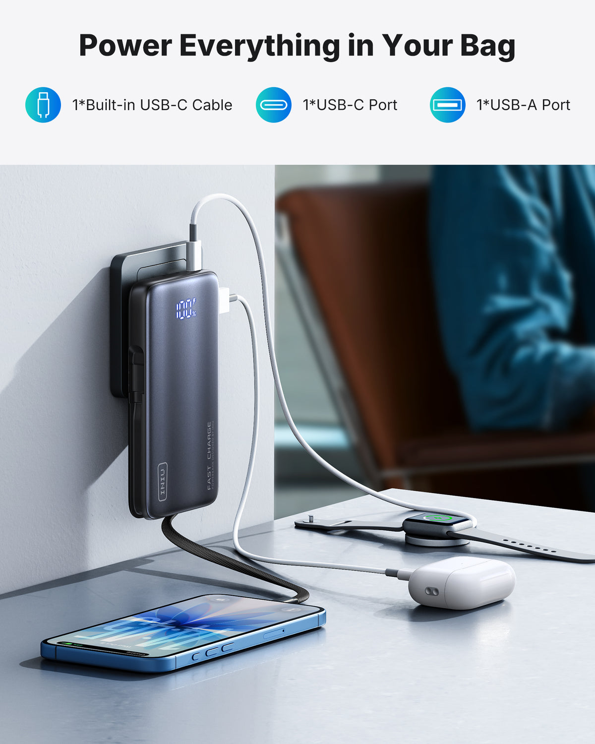 INIU Powerbank Multi P24-E1 45W 10000mAh