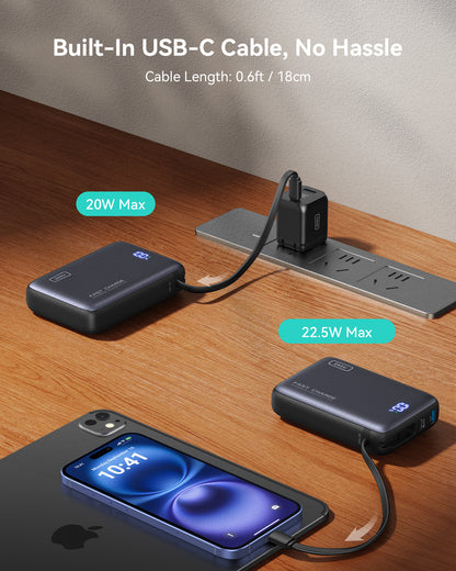 INIU Chargeur portable, batterie externe compacte 20 000 mAh PD 20 W