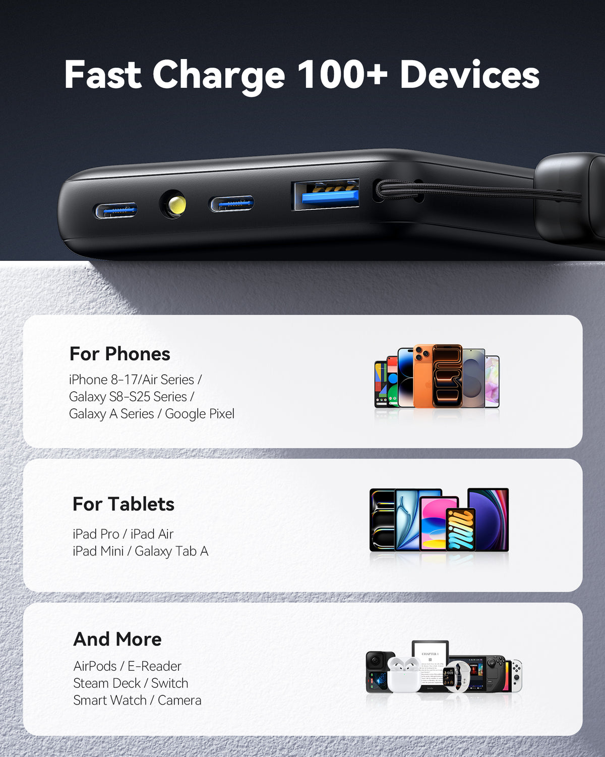 INIU Powerbank Pawsible P41, szybkie ładowanie, 45 W, 10000 mAh