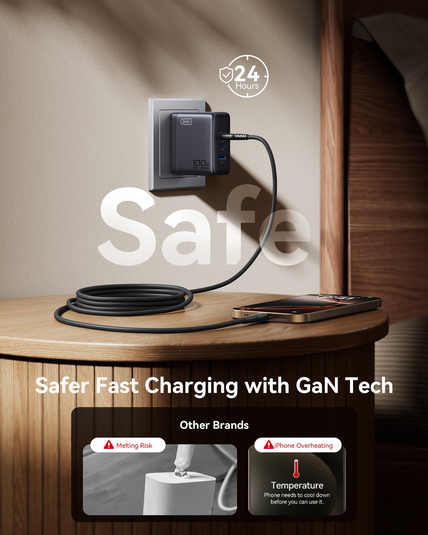 Chargeur INIU A11-E1 100 W GaN