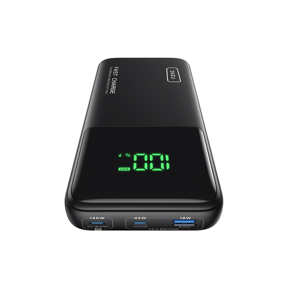 INIU Banco De Energía De 140 W, Cargador Portátil De Alta Capacidad De 27000 Ah, USB C Entrada