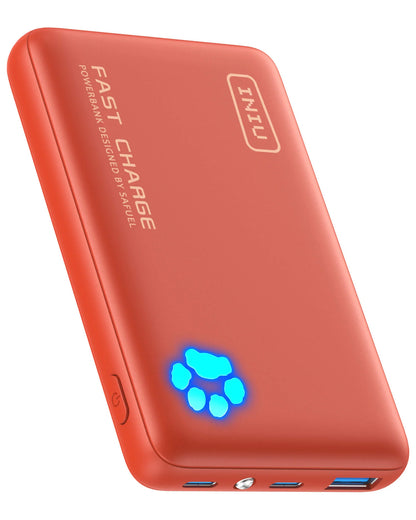 INIU Batterie externe Pawsible P41, charge rapide, 45 W, 10 000 mAh