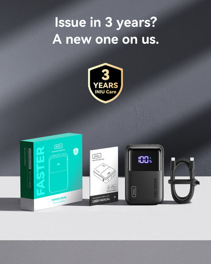 INIU Cougar P62-E1 Power Bank Smallest 65W 20000mAh
